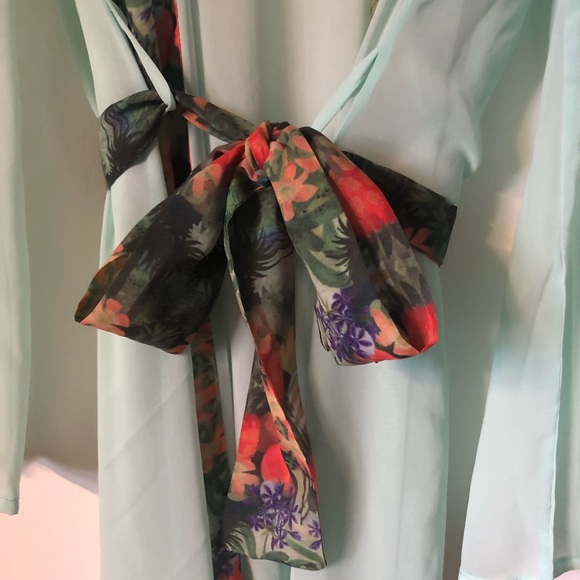 Long Poolside Chiffon Robe - Picture 4 of 6